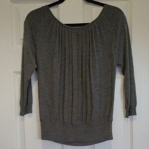 LOFT Charcoal Knit Sweater